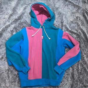 Teddy Fresh Color Block Hoodie size Small